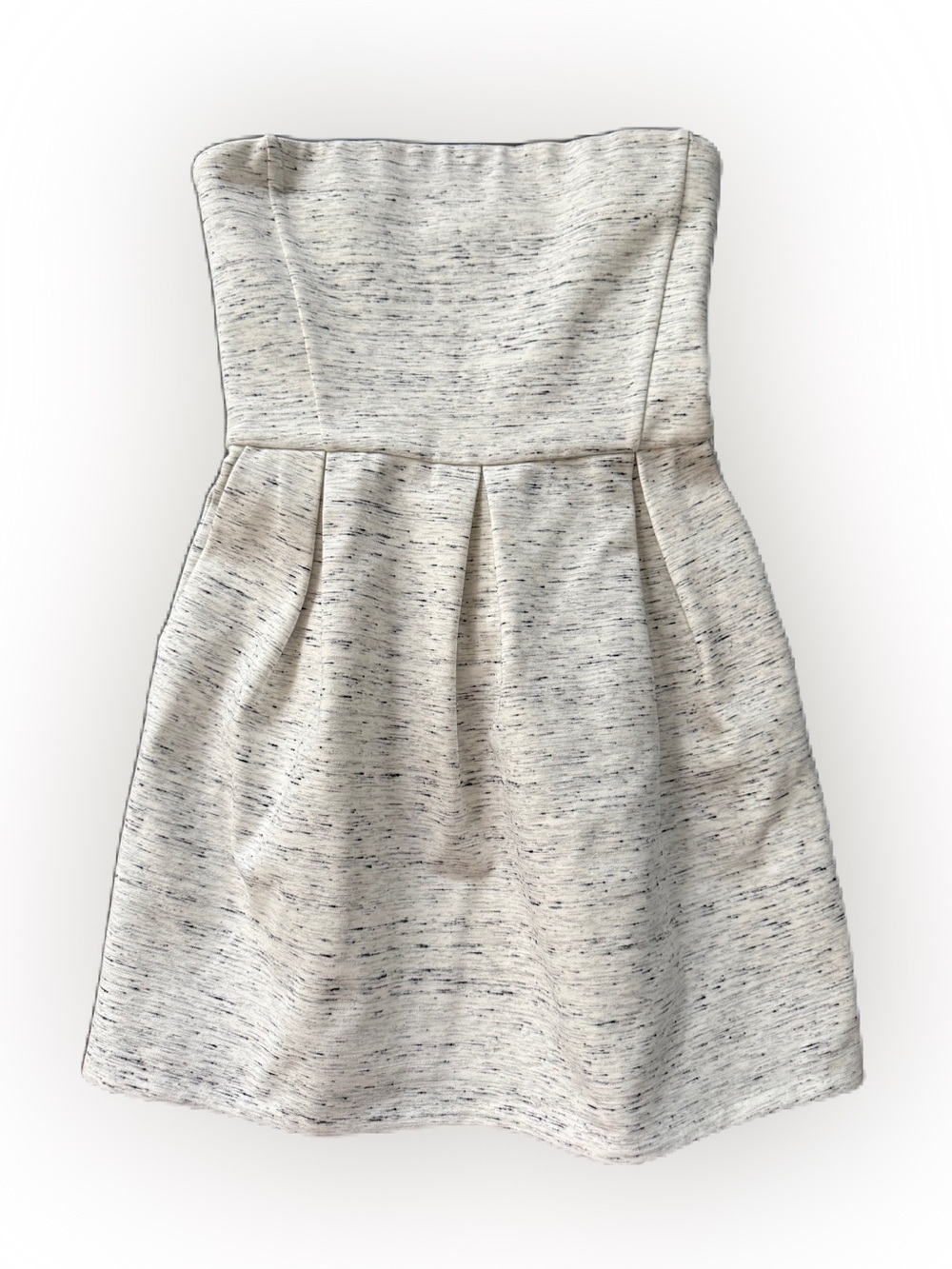 Wilfred Women’s Mini Strapless Pleated Dress With Zip Closure. Size 6